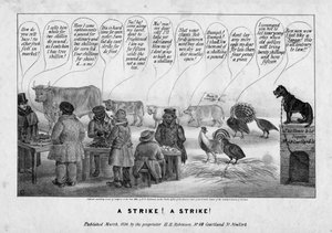 En streik! En streik!, ca. 1836